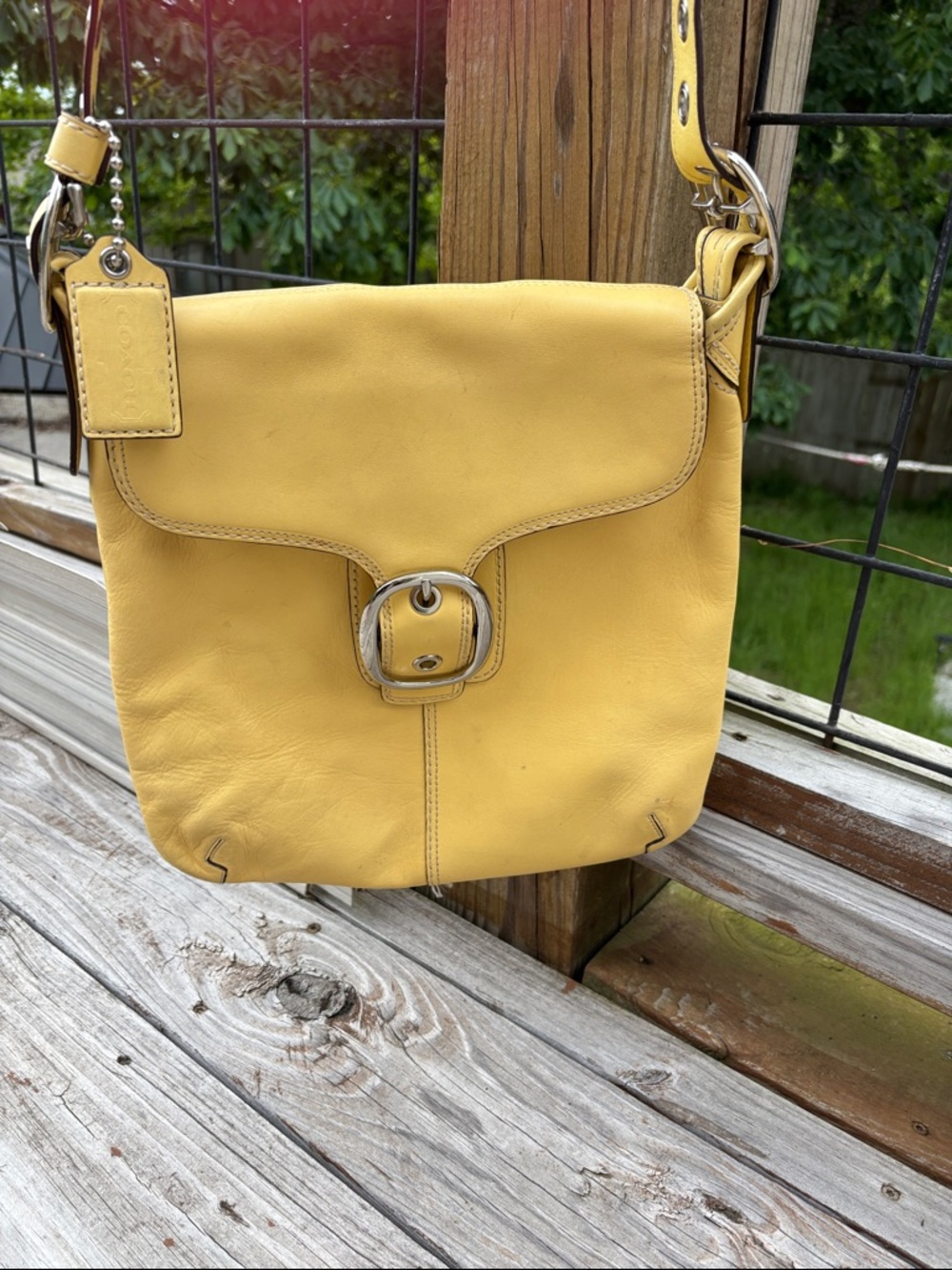 Vintage Coach Soho Buckle Flap Hobo